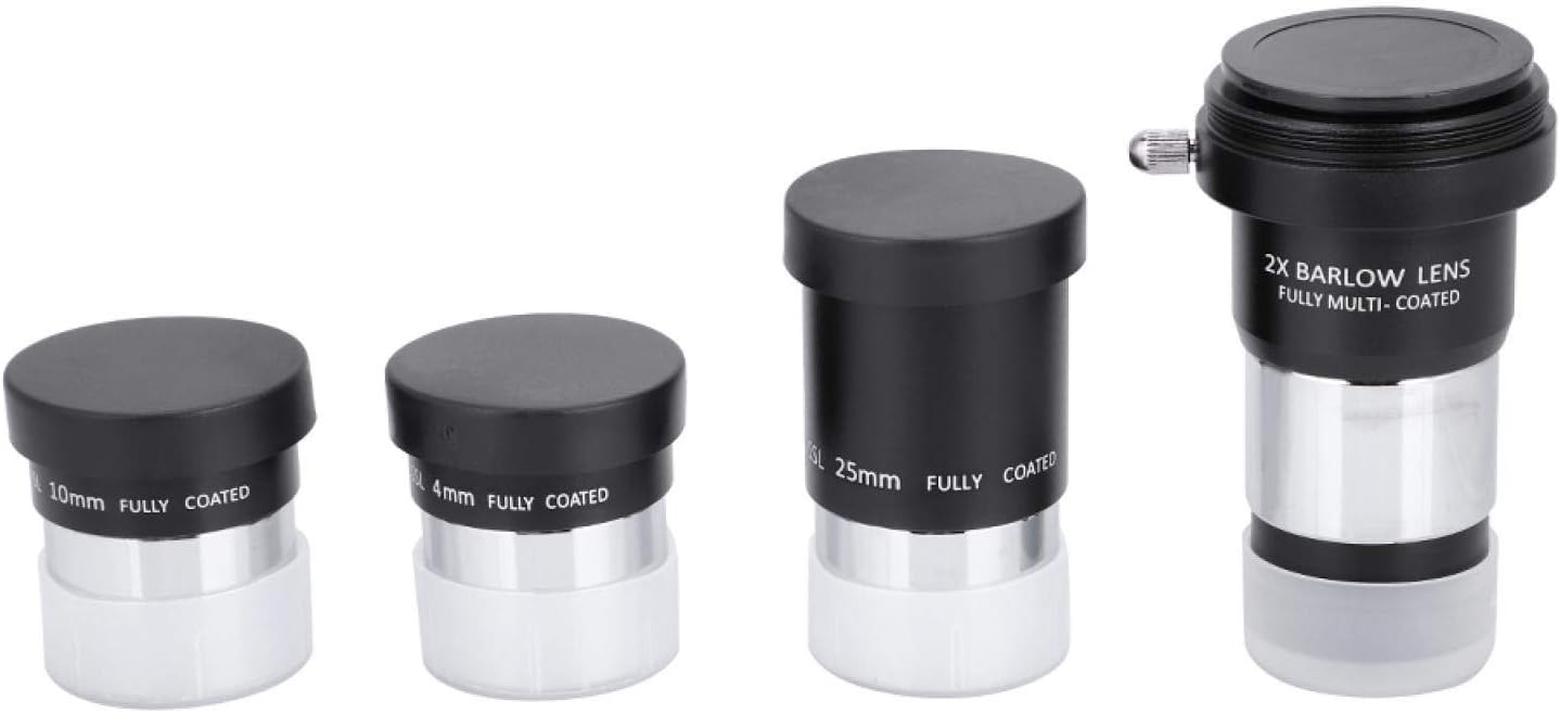 Sanpyl 1.25 inch Plossl Telescope Eyepiece Set for Astronomy