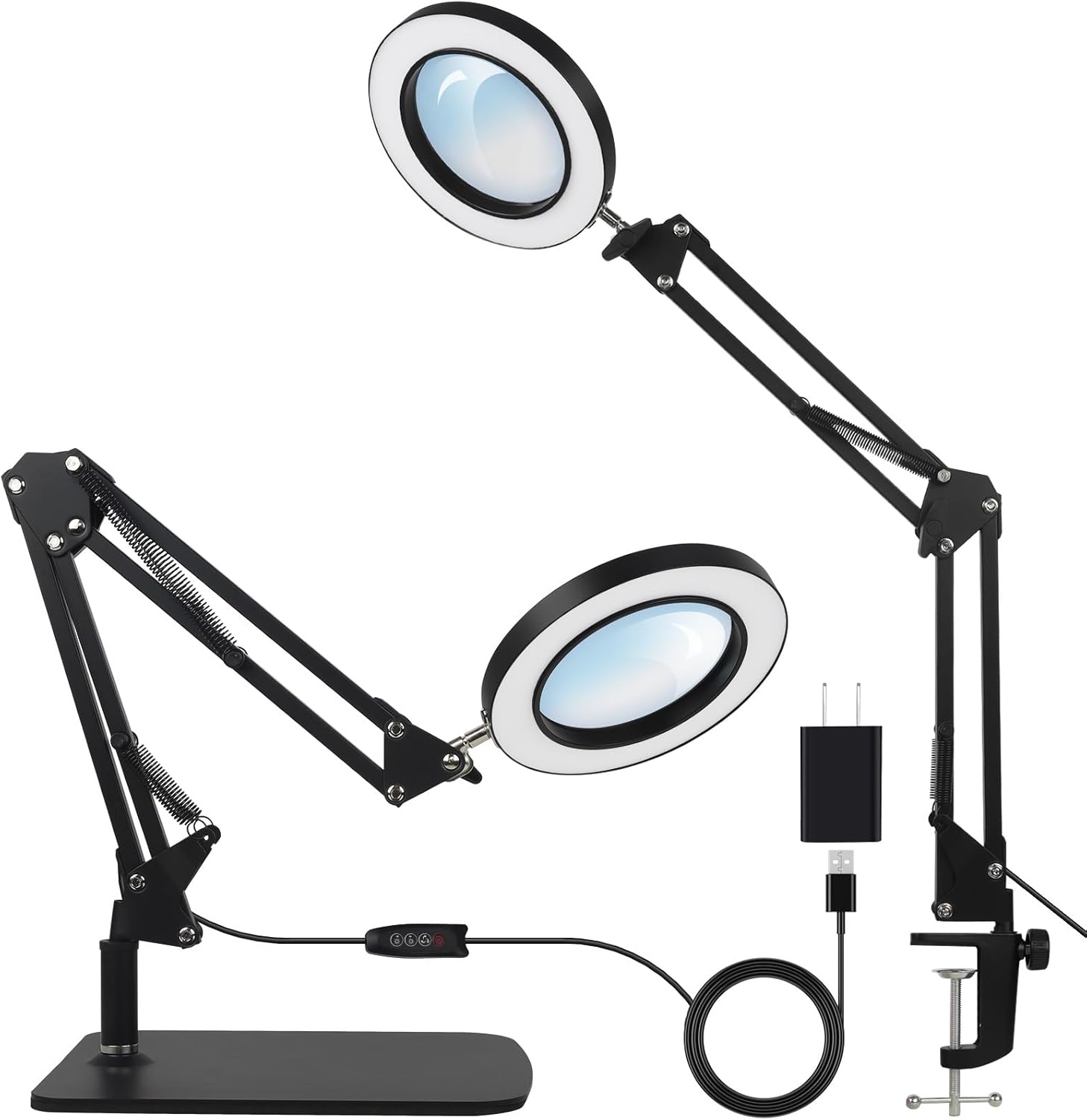 Lurui LED Magnifier Lamp: See Clearly, Work Easily