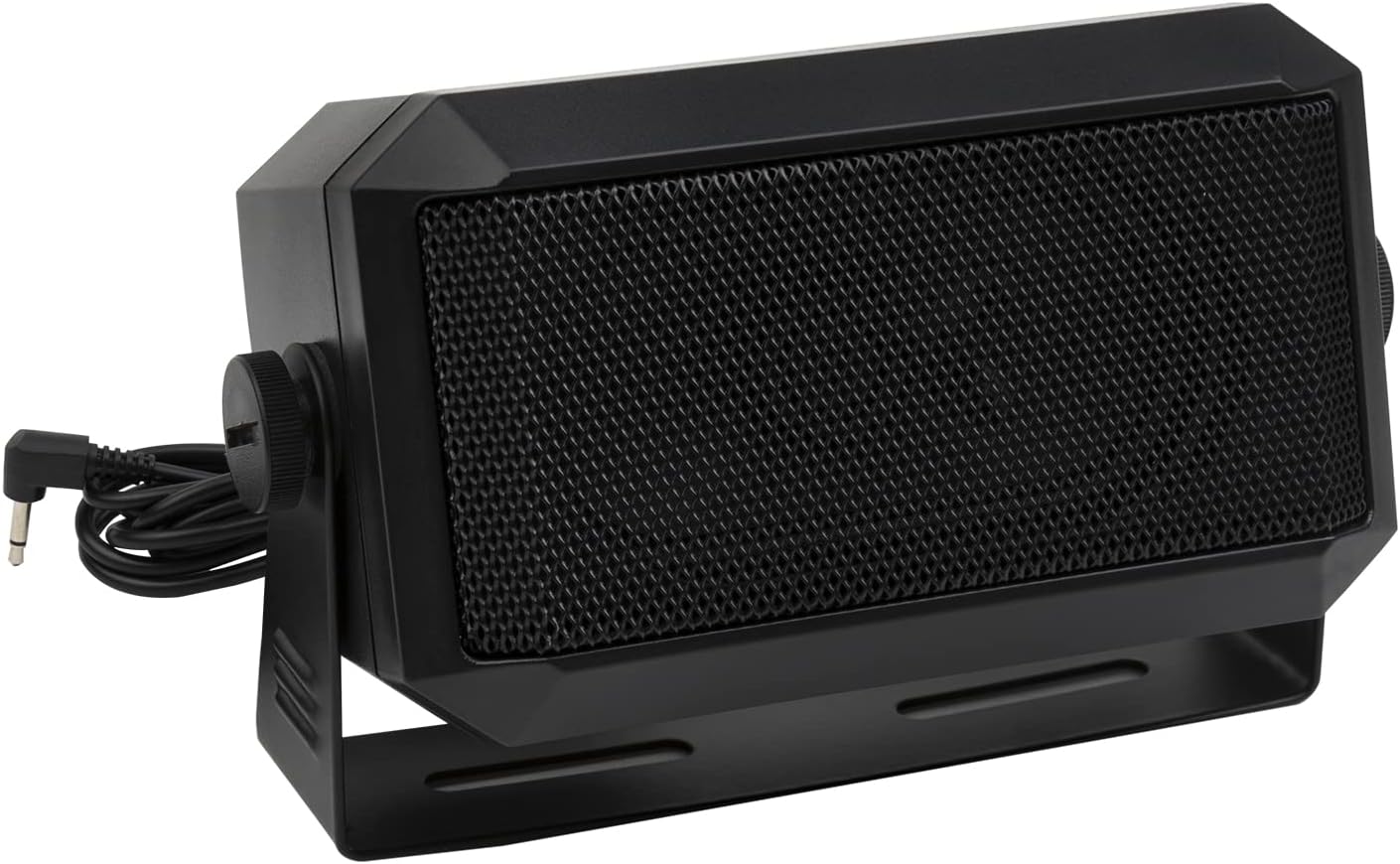 Powerful 5W Black External Speaker for Ham Radio & Scanners