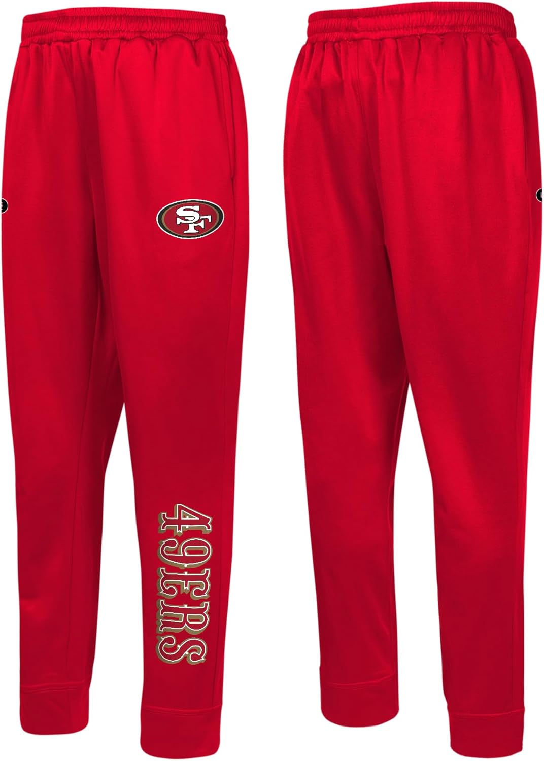Outerstuff NFL Men's Side Line Elastic Tech Jogger for Comfort