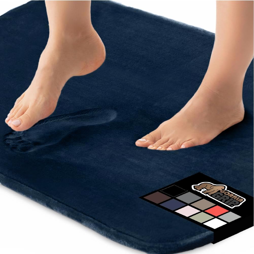 GORILLA GRIP Memory Foam Bath Rugs for Ultimate Comfort