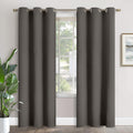 Blackout Curtains for Bedroom 84 in Long - Thermal Insulated Grey