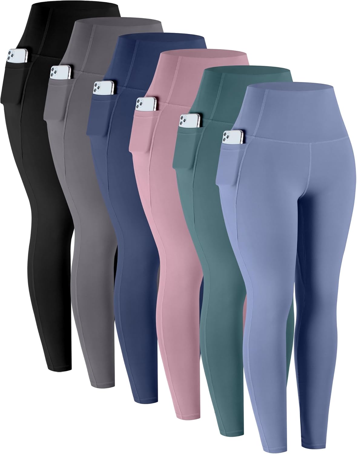 LZYVOO Leggings with Pockets for Women - Soft High Waisted Pants