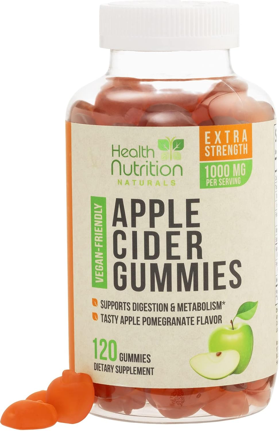 Max Strength Vegan ACV Gummies - Digestion Boost