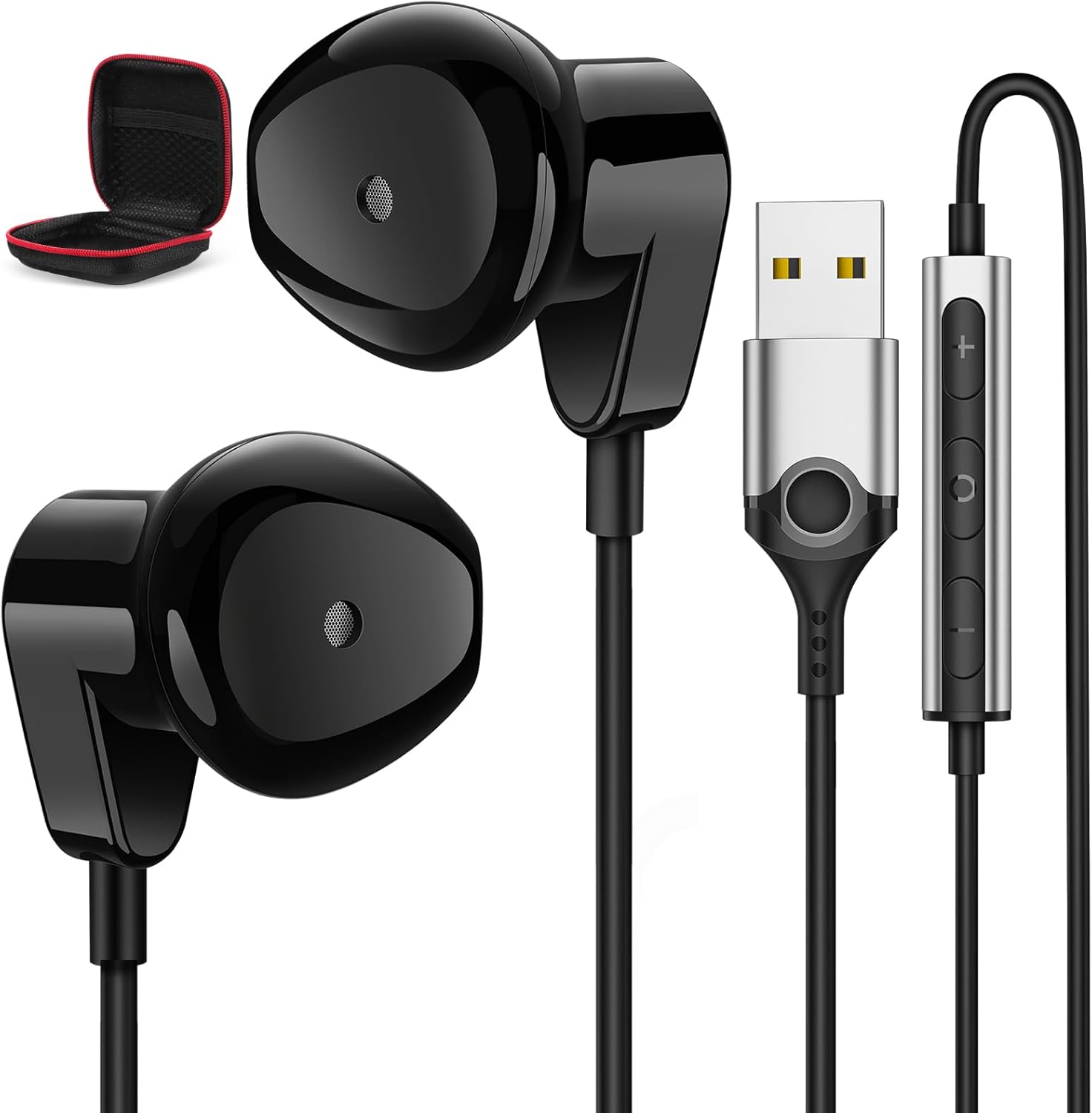 APETOO USB Headphones: HiFi Stereo with Mic