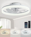 Ceiling Fans with Lights and Remote 20in Low Profile Ceiling Fan