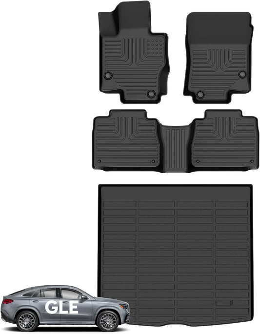 Wayhigh All Weather Floor Mats for Benz GLE 2020-2025 Models