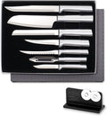 Rada Cutlery 7-Piece Starter Knife Gift Set with Sharpener - Durable