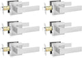 Passage Door Levers 6 Pack Satin Nickel Heavy-Duty Handles