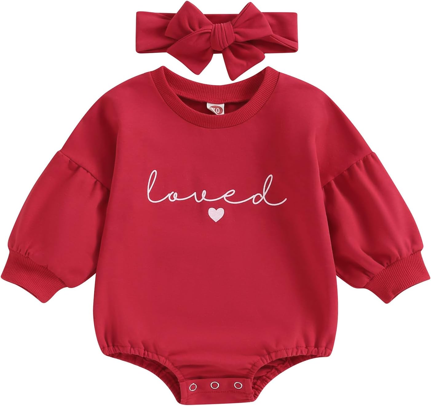 Valentine's Day Sweatshirt Onesie by Lucikamy