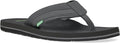 Mens Beer Cozy 2 Flip Flops - Supportive Memory Foam Comfort