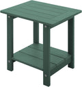Double Adirondack Side Table Weather Resistant - Outdoor End Table