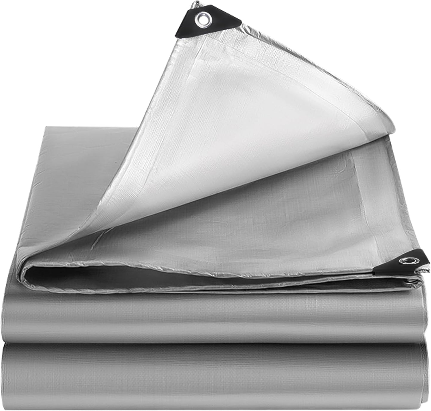 Sliver Tarps Heavy Duty Waterproof for Camping and Outdoors