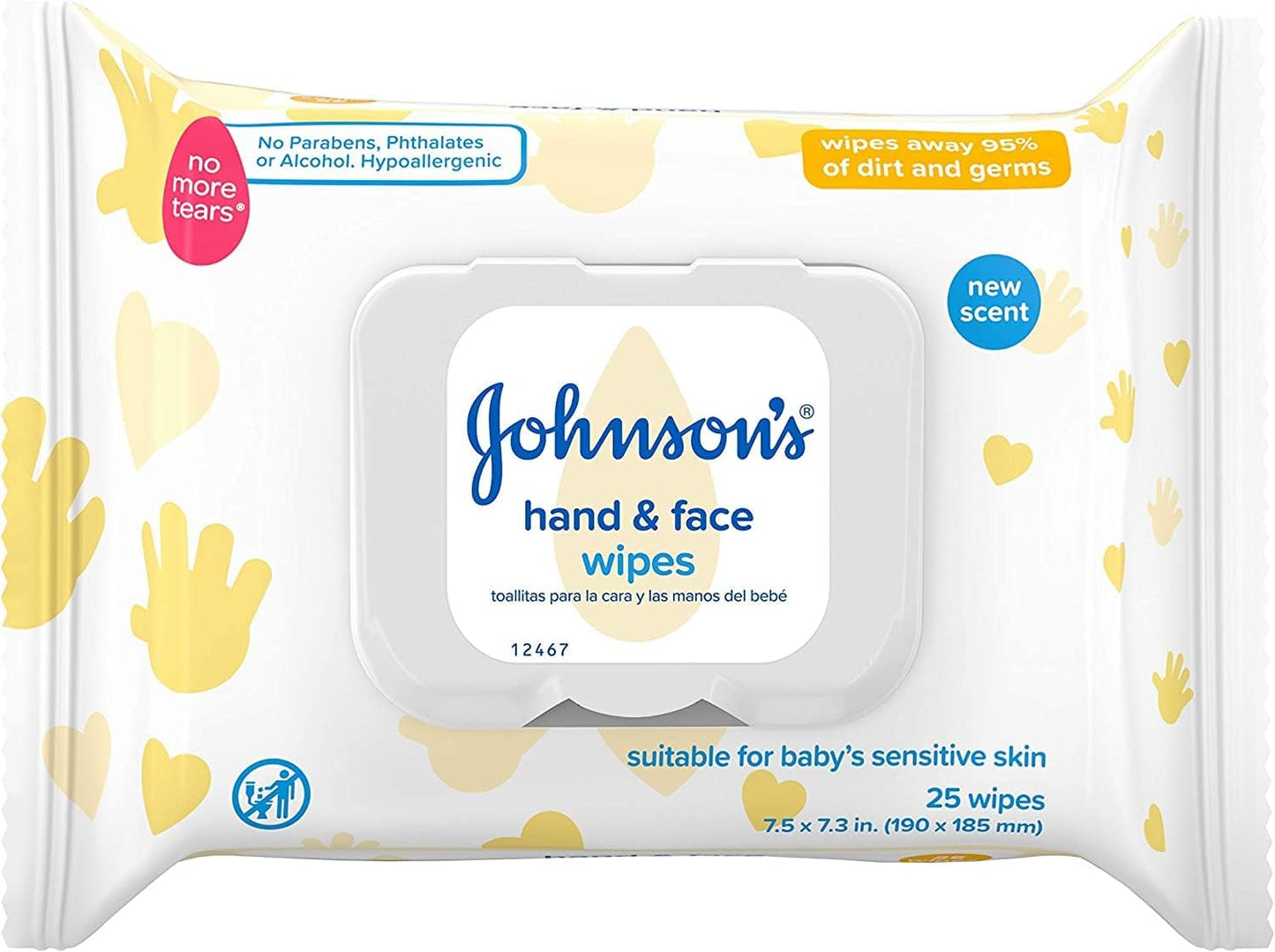 Johnson's Baby Hand & Face Wipes - Gentle Cleanup For Little Ones