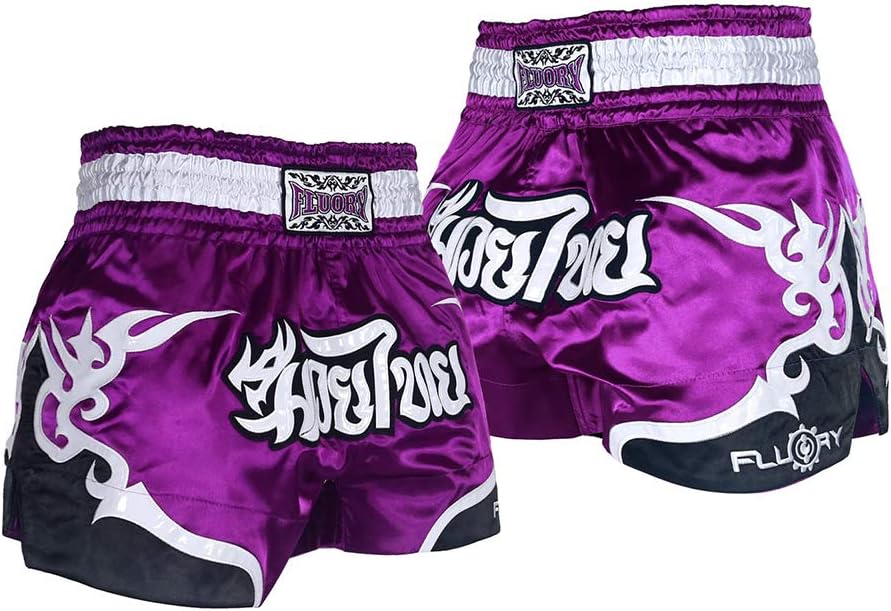 FLUORY Muay Thai Fight Shorts for MMA Training and Grappling