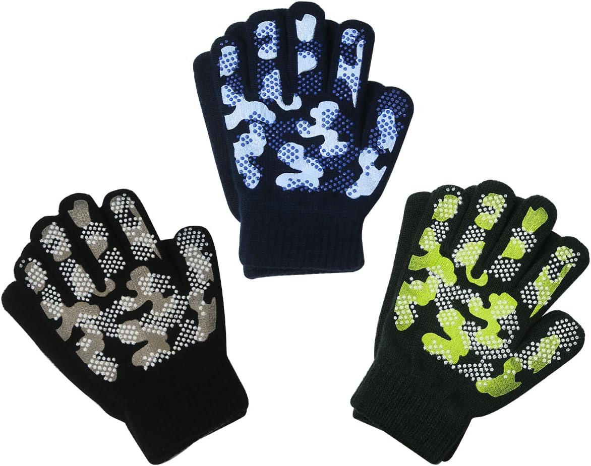 Evridwear Kids Winter Gloves - Cozy Grip for Ages 4-14