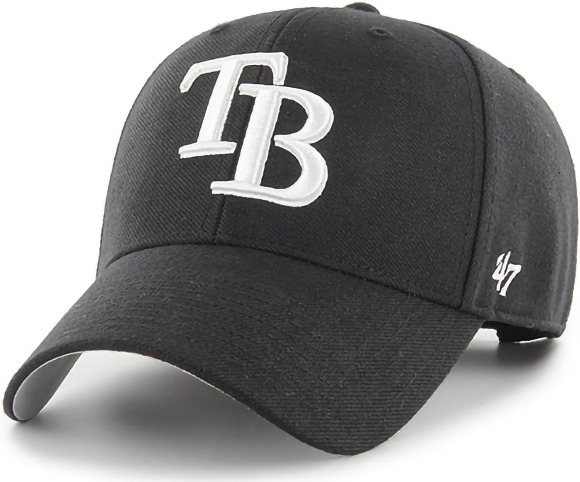 Tampa Bay Rays Adjustable Structure Baseball Cap for Fans