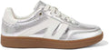 Women Classic Retro Gum Sole Leather Sneakers - Comfortable Walkers