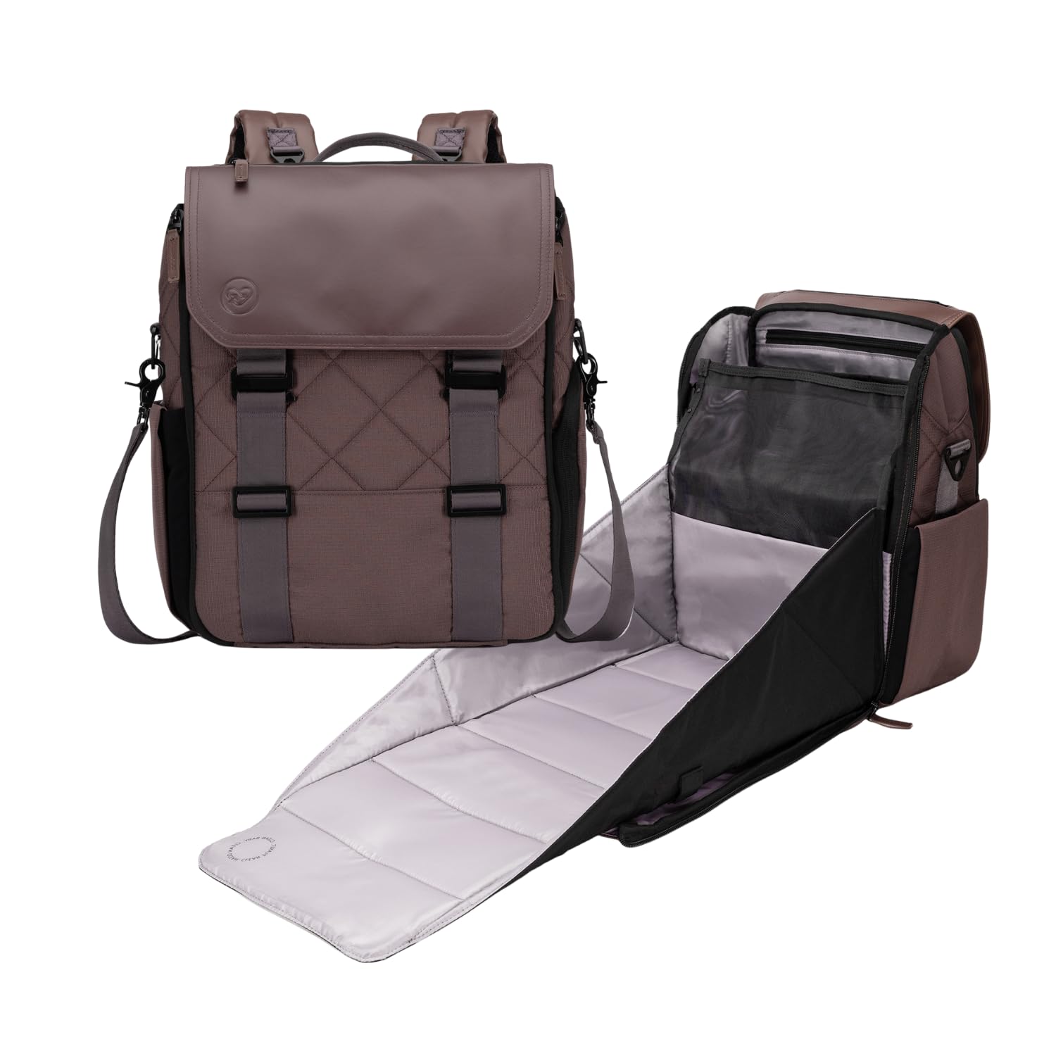 Willow Eco-Friendly Diaper Bag Backpack with Changing Station