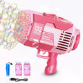 Upgraded 132 Holes Bubble Machine Gun - High Output Bubble Blaster