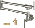WOWOW Pot Filler Faucet with Swing Arms for Modern Kitchens