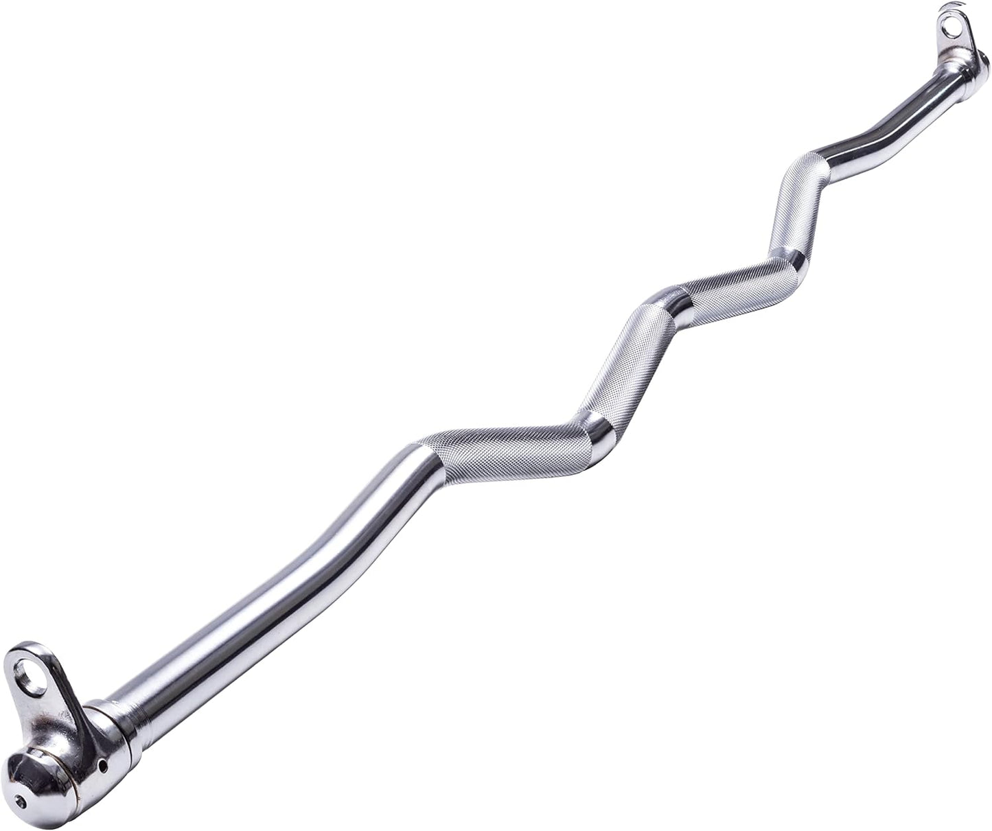 AmStaff 48in Straight Ez Curl Lat Pull Down Bar for Trainers