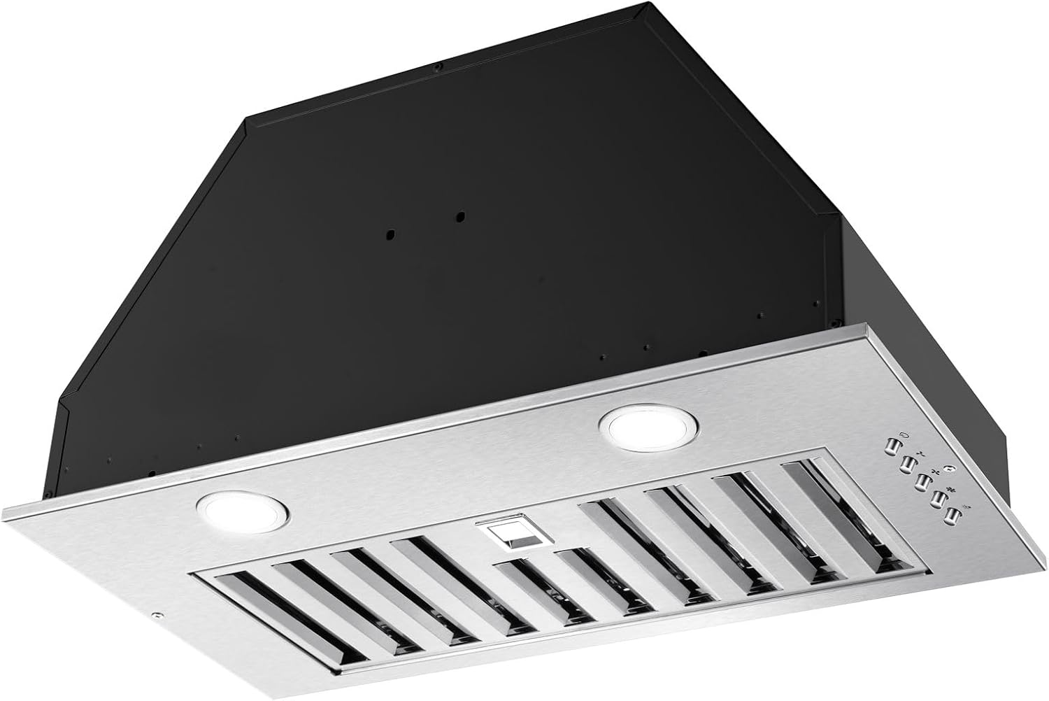 20 Inch Range Hood Insert with 600CFM Power and LED Lights