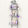 ODesign 3 Tier Height-Adjustable Anti-Swing Shower Caddy - Sturdy