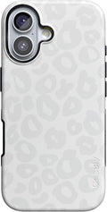 Casely iPhone 17 Case Into The Wild White Snow Leopard - Bold