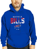 Diagonal Fade NFL Hooded Sweatshirt - Buffalo Bills Fan Pullover