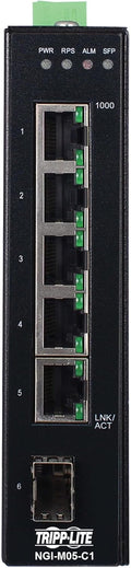 Managed Gigabit Ethernet Switch 5-Port with SFP - Industrial DIN