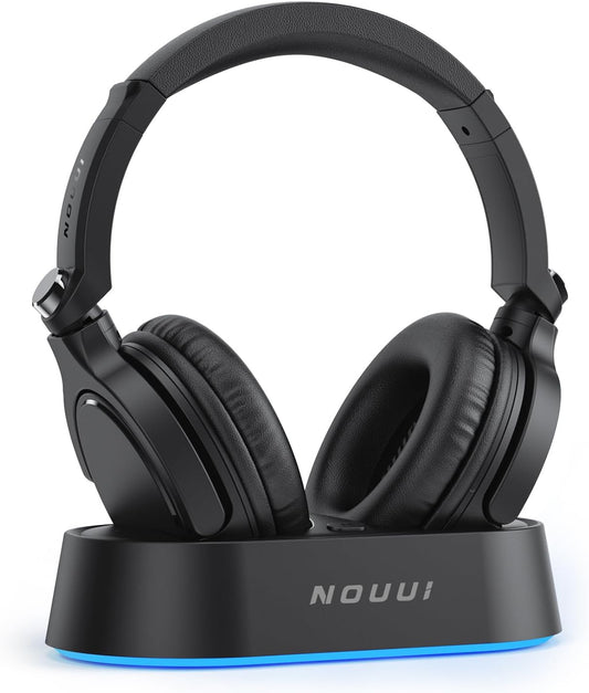 65hrs Worktime TV Headphones for Seniors NOUUI