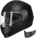 GX11 Compact Motorcycle Helmet Matte Black Small - Snug, Ventilated