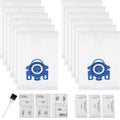 Improvedhand 12 Pack 3D AirClean GN Vacuum Bags - Extra Filtration
