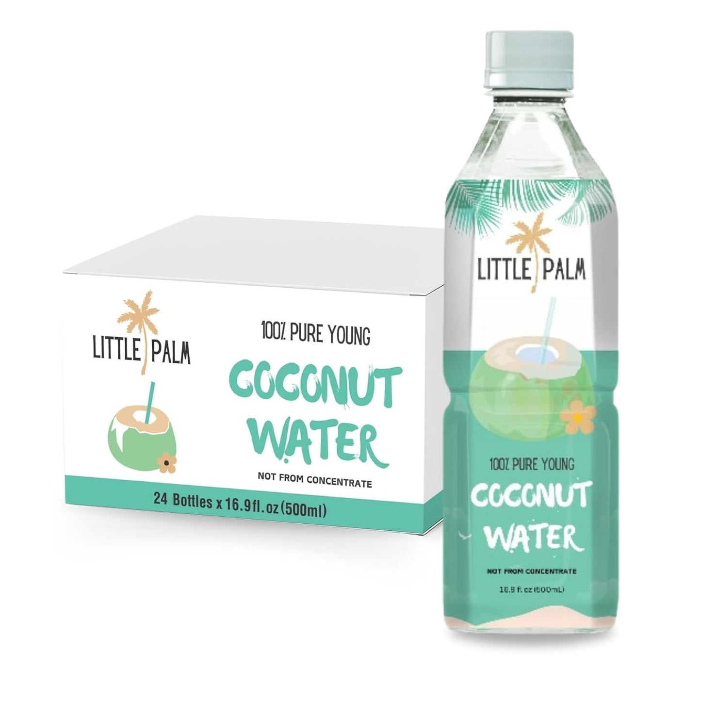 Little Palm Pure Coconut Water - Natural Hydration & Electrolytes