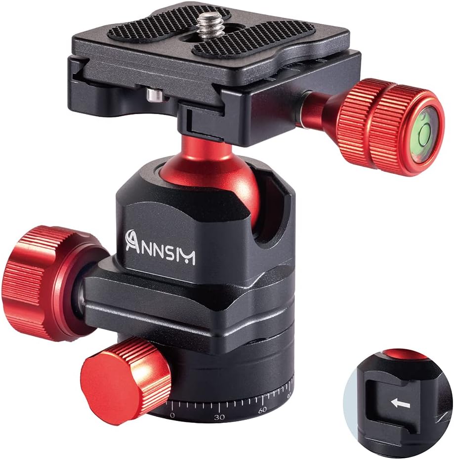 Tripod Ball Head 360 Degree Rotating Swivel for DSLR Cameras