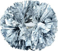 Cheerleading Pom Poms with Baton Handle - Large Metallic Team PomPoms