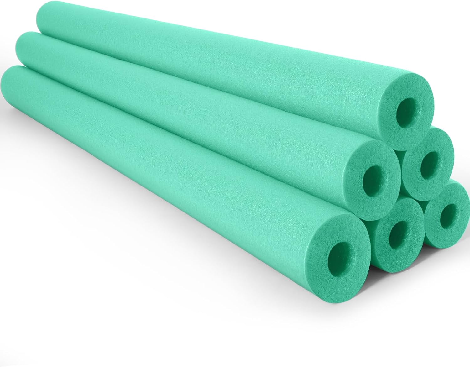 Jumbo Pool Noodles Set of 6 for Fun Water Activities and Safety