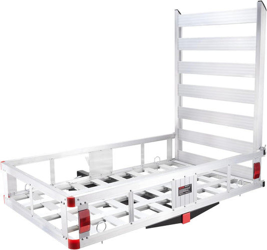 VEVOR Hitch Cargo Carrier with Ramp for SUVs and Trucks