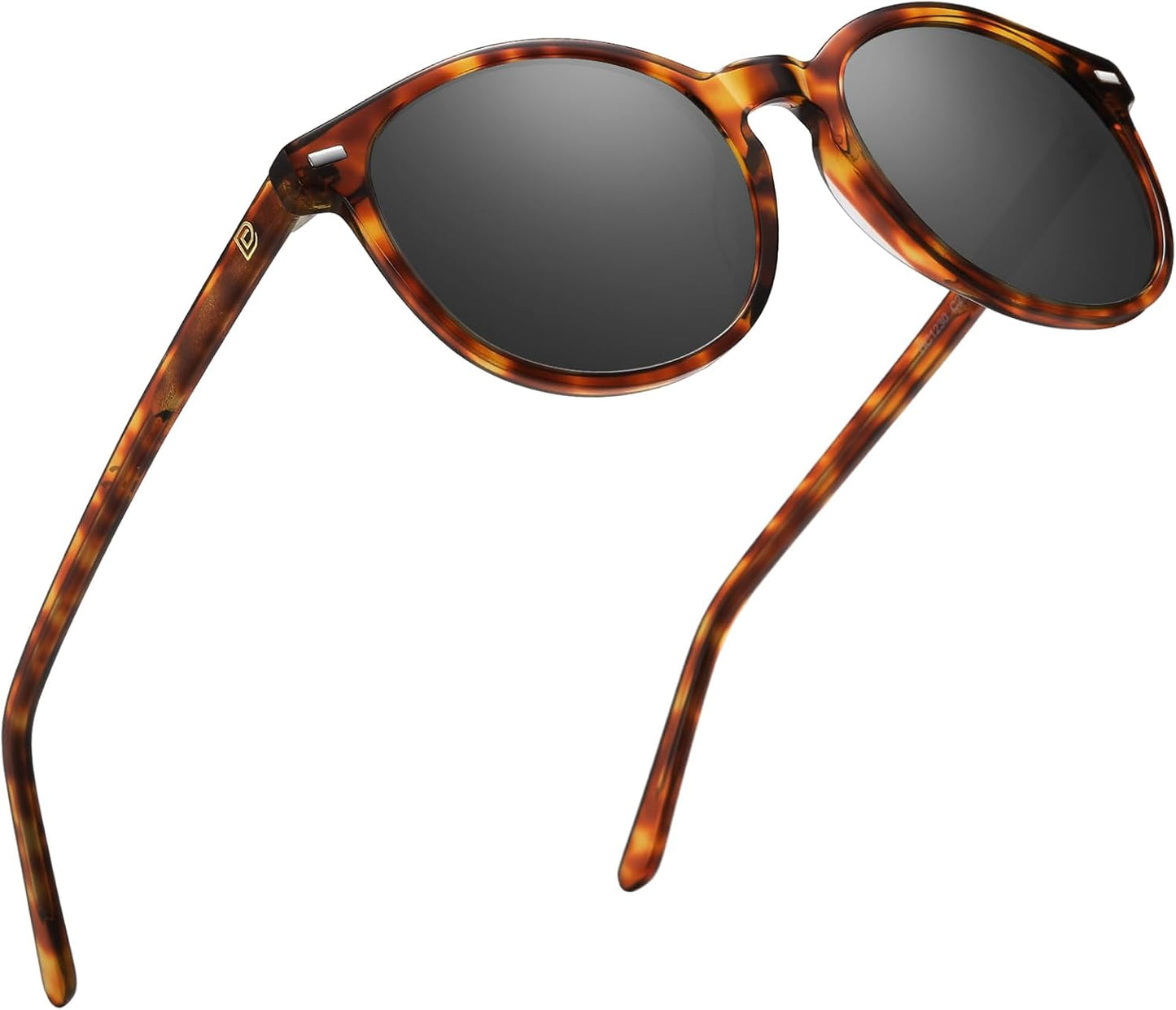DUCO Polarized Sunglasses for Women Retro Round Classic Shades