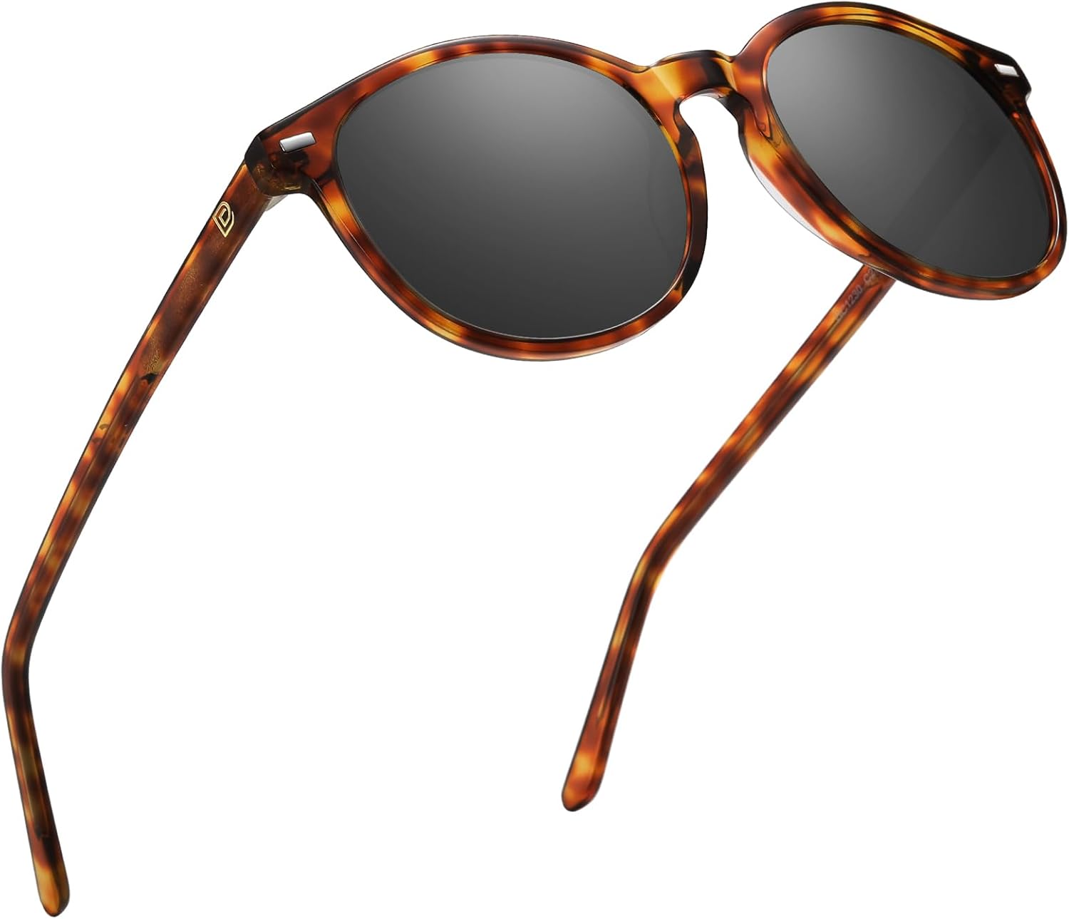 DUCO Polarized Sunglasses for Women Retro Round Classic Shades