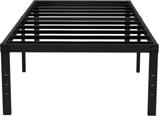 EMODA 18 Inch Twin Bed Frame with Large Storage Space and Stability
