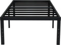 EMODA 18 Inch Twin XL Metal Platform Bed Frame - Tall, Noise Free