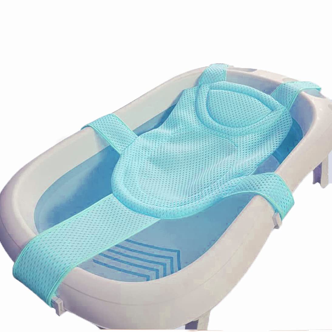 Adjustable Mesh Baby Bath Pillow - Non-Slip & Breathable