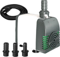550GPH Submersible Water Pump - Quiet, Adjustable Flow for Ponds