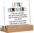 You are Enough Acrylic Desk Sign - Motivational Gift
