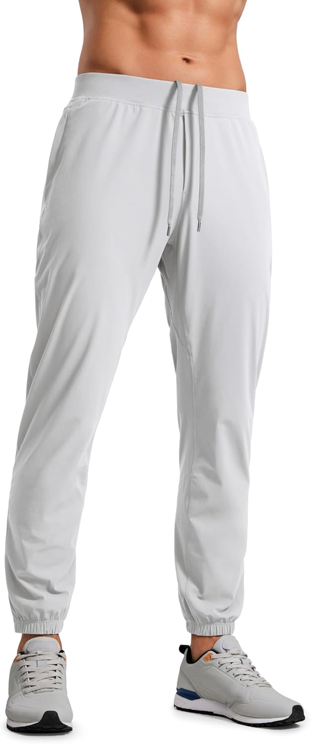 CRZ YOGA Athletic Joggers for Men - Lightweight Training Pants
