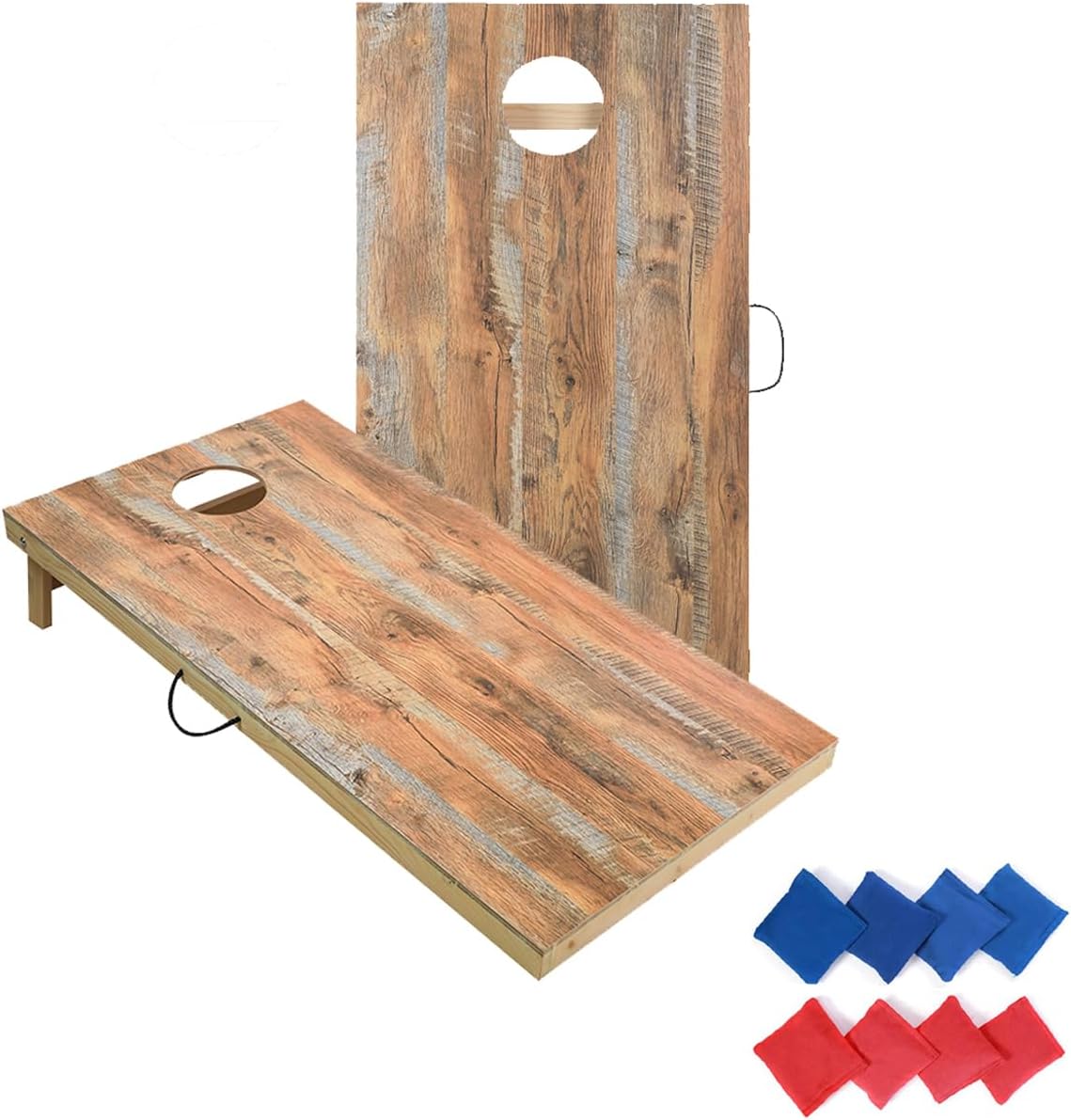 Solid Wood Premium Corn Hole Game Set for Outdoor Fun
