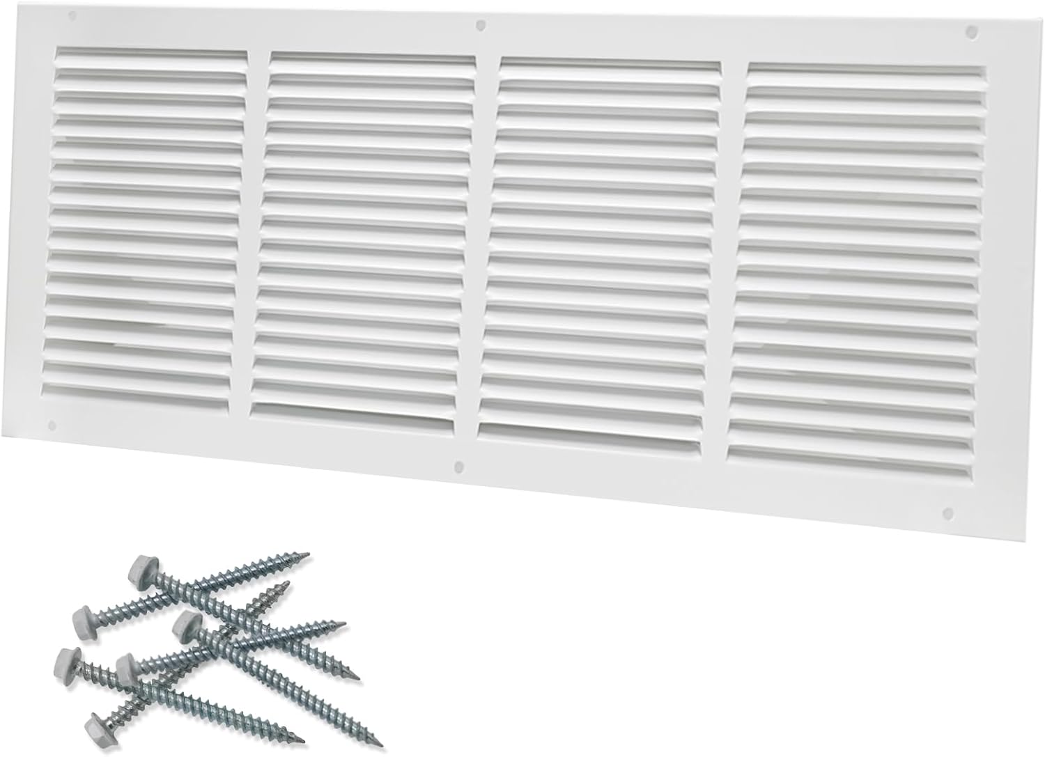 24W x 10H Steel Return Air Grille for Efficient Ventilation