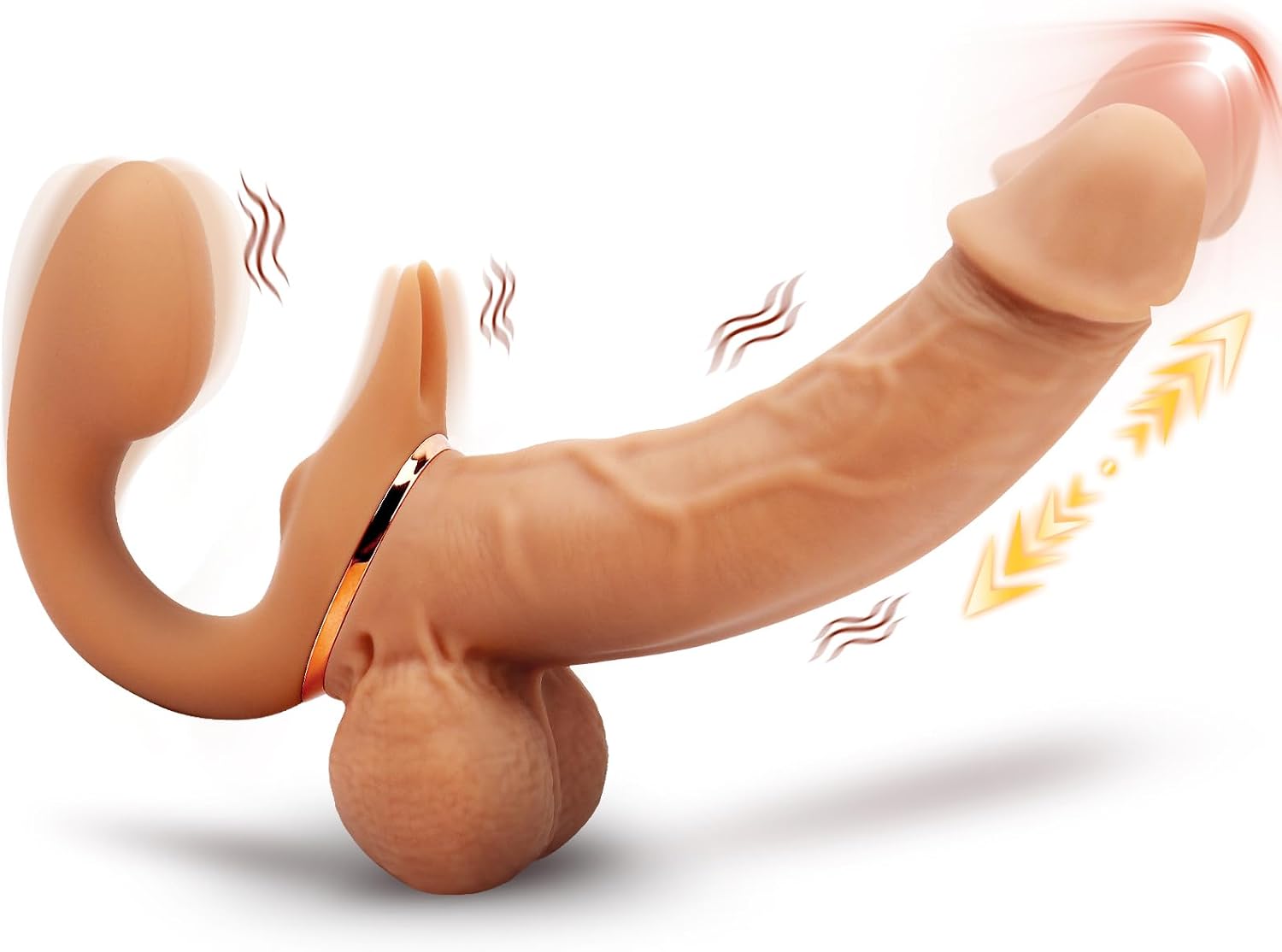 Strapless Strap On Thrusting Dildo for Ultimate Pleasure